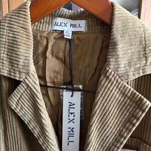 NWT Alex Mill Kahki Corduroy Blazer womens size M